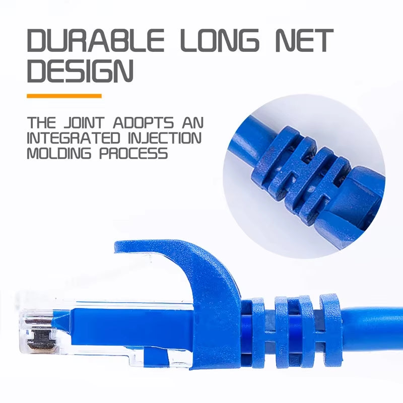 PC Ethernet Cable Internet Cable RJ45 Ethernet Cable Patch Outdoor LAN Wires Connection