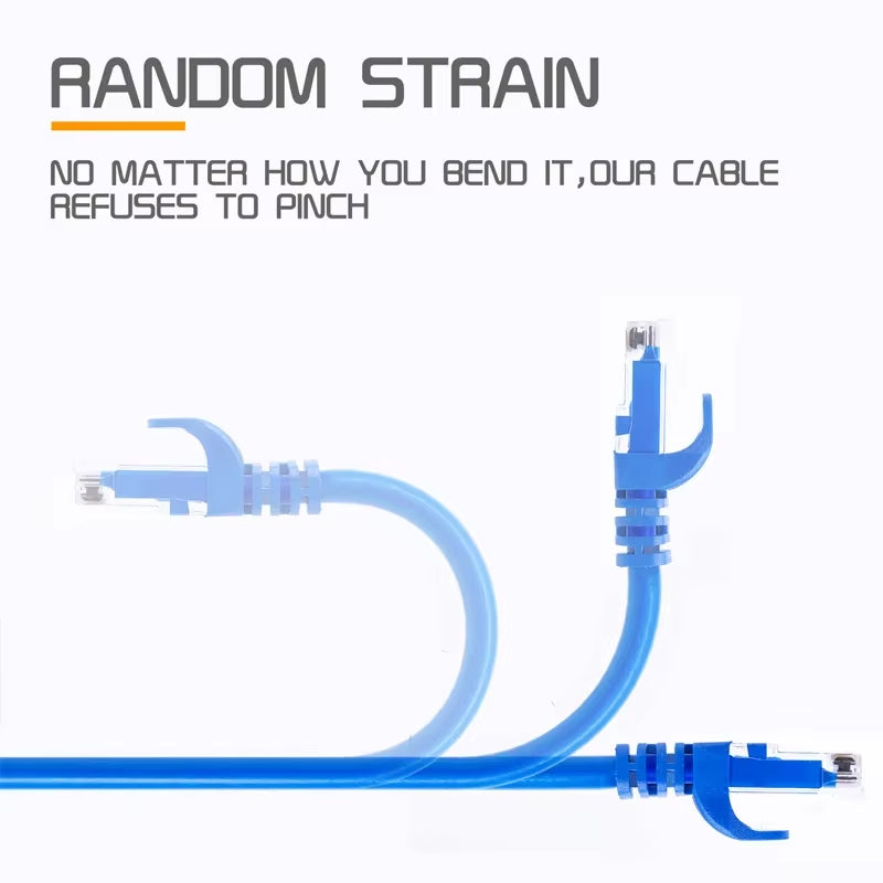 PC Ethernet Cable Internet Cable RJ45 Ethernet Cable Patch Outdoor LAN Wires Connection